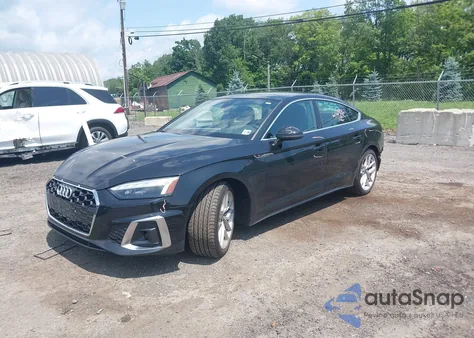 2023 Audi A5 Sportback Premium 45 Tfsi S Line Quattro S Tronic из США, поврежденный, VIN WAUDACF50PA027042